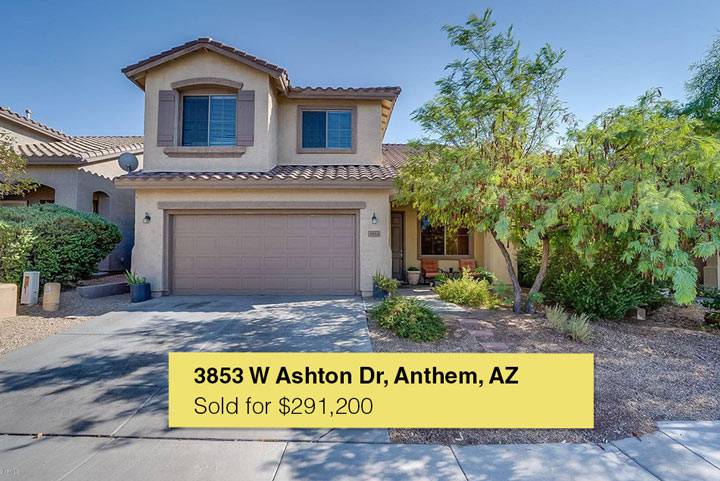 Sold by the Angelo Group | 3853 W Ashton Dr, Anthem, AZ 85086