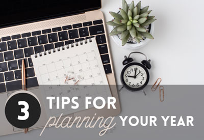 tips for planniing your year